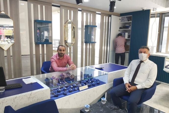 Başkanımızdan Seher Kuyumculuğa Hayırlı Olsun Ziyareti