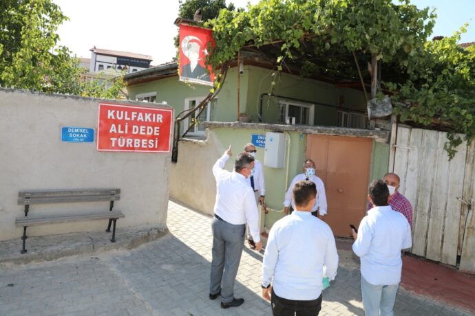 Başkanımız, Kulfakır Ali Dede Türbesini Ziyaret Etti