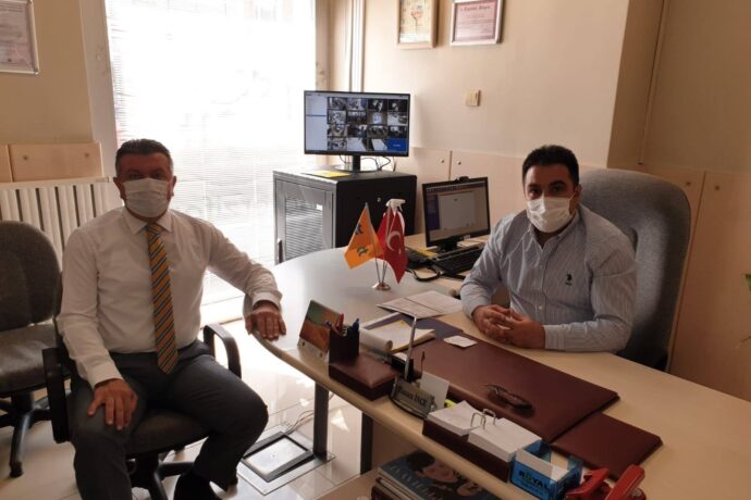 Başkanımız, PTT Müdürlüğünü Ziyaret Etti