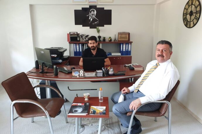 Başkanımız, Harita Mühendisi Sergen Toker’e Ziyarette Bulundu