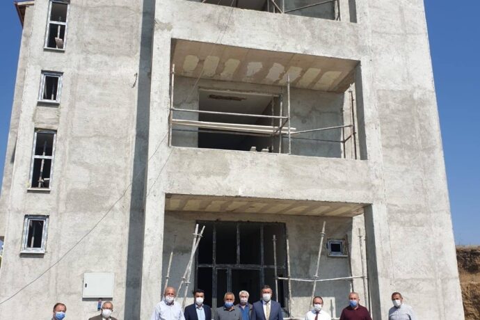 Başkanımız Hacı Bektaş Veli Anadolu Kültür Vakfı Kültür Merkezi İnşaatını İnceledi