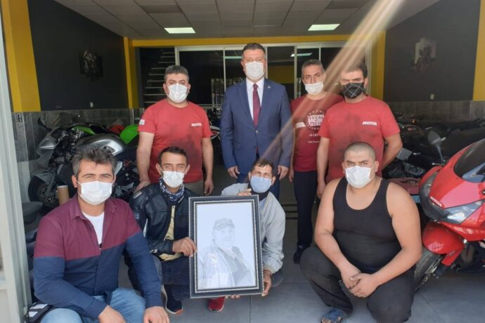 BaşkanımızSAN Kıbrıs Gazimiz Cevdet Yeşilırmak’ın Oğullarına Ziyaret