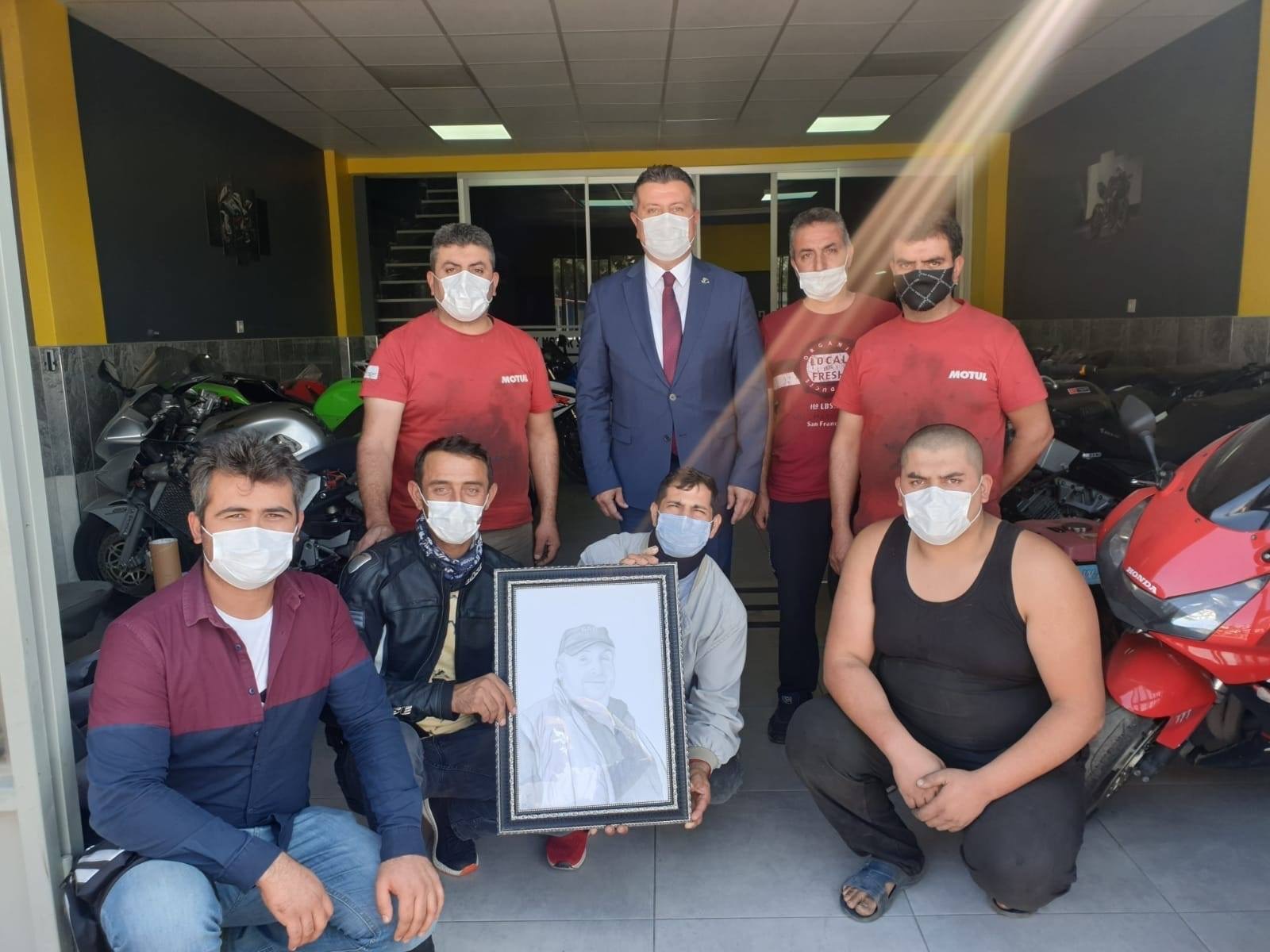 BaşkanımızSAN Kıbrıs Gazimiz Cevdet Yeşilırmak’ın Oğullarına Ziyaret