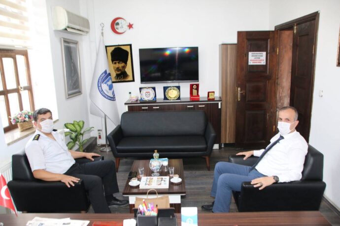Merzifon İlçe Jandarma Komutanı Yzb. Erbil Terbıyık’tan Belediyemize Ziyaret