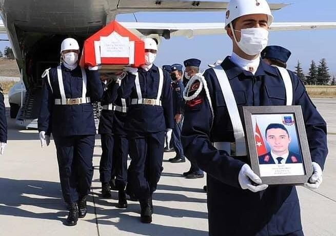 Şehit Emre Dokumacı’nın Naaşı Memleketi Çorum’a Uğurlandı