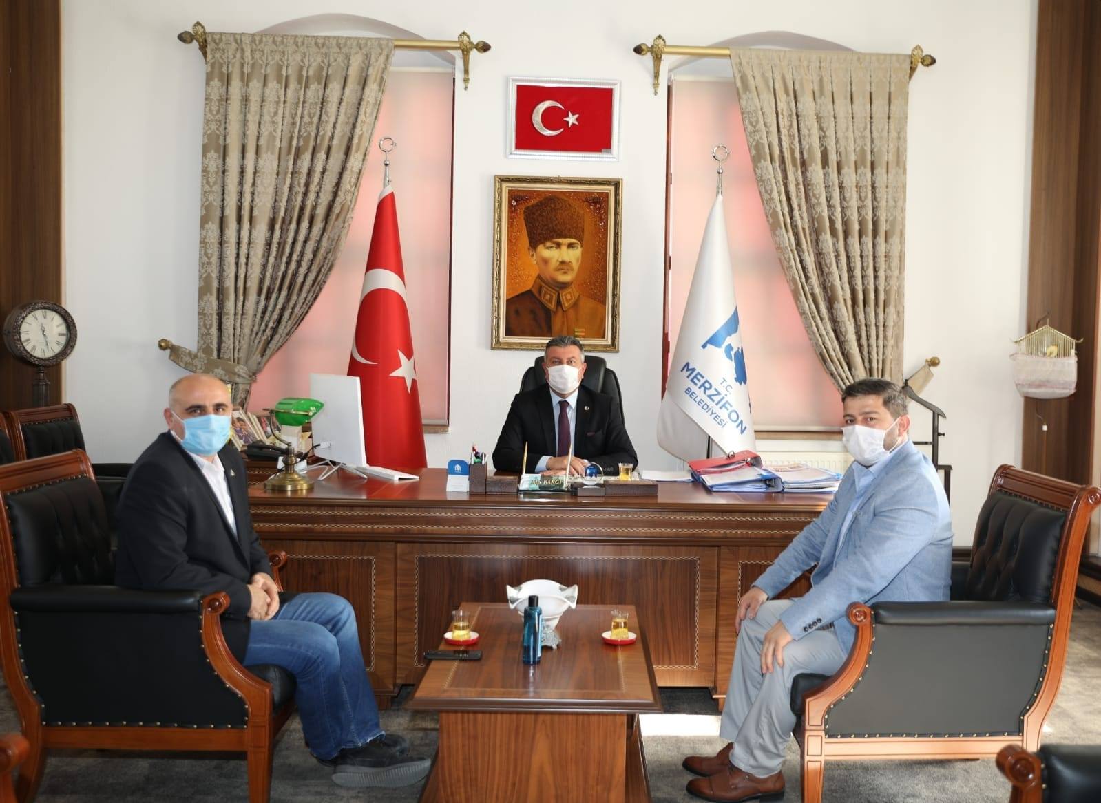 Bünyamin Epsileli ve Özcan Say’dan Belediyemize Ziyaret