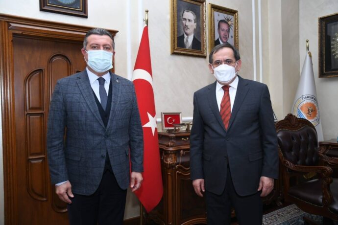 Başkanımız, Samsun Büyükşehir Belediye Başkanına Ziyarette Bulundu