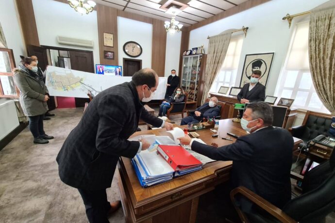 Başkanımız Yeni İçme Suyu Kaynağımızın Projesini Değerlendirdi