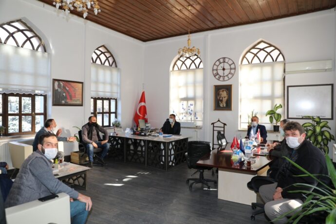 Pazar Esnafımız Belediyemize Ziyarette Bulundu