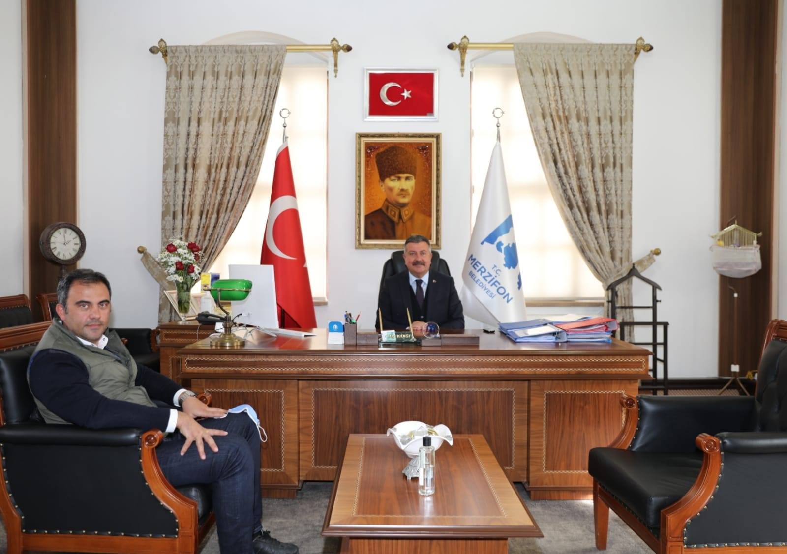 Fatih Mormenekşe Belediyemize Ziyarette Bulundu