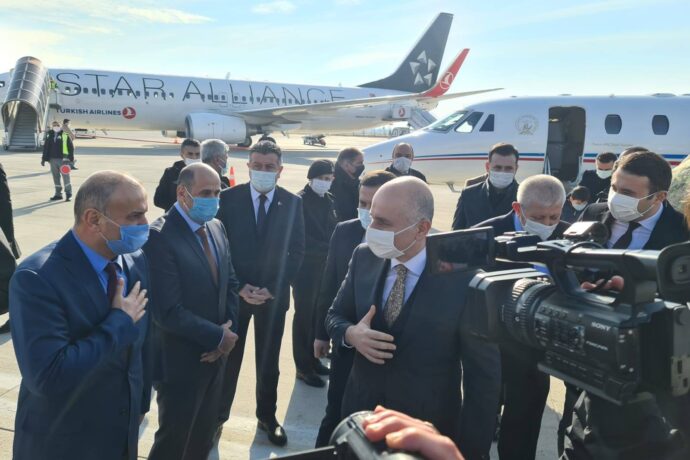 Ulaştırma ve Alt Yapı Bakanımızı Havalimanımızda Karşıladık