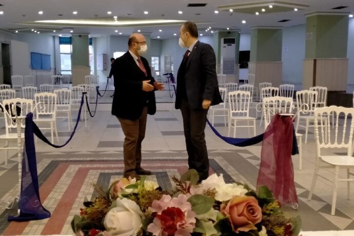 Başkan Yardımcımız Erkan Ergül Nikah Salonumuzda İncelemelerde Bulundu