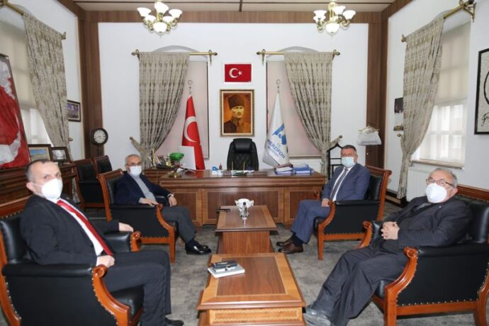 Önceki Dönem Kaymakamlarımızdan Kazım Tekin Belediyemize Ziyarette Bulundu