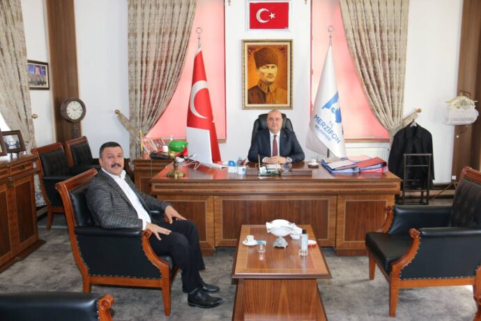 Merzifon Ziraat Odası Başkanı Belediyemize Ziyarette Bulundu