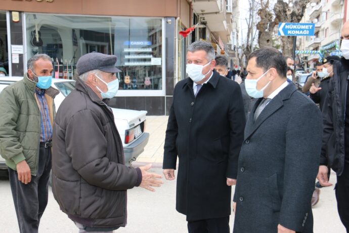 Halkımız Ve Esnafımıza Tedbirli Olmaları Konusunda Uyarılarda Bulunduk