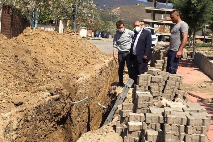 Başkan Yardımcımız Kanalizasyon Çalışmamızda İncelemede Bulundu