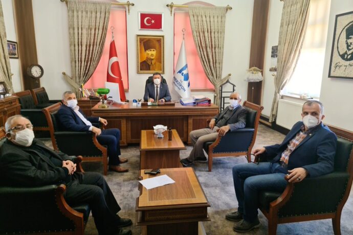 İstanbul Oymaağaç Köyü Yardımlaşma ve Dayanışma Derneği’nden Belediyemize Ziyaret