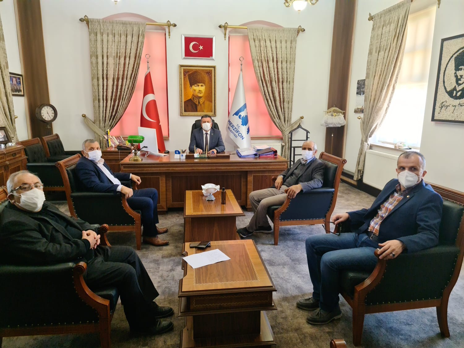 İstanbul Oymaağaç Köyü Yardımlaşma ve Dayanışma Derneği’nden Belediyemize Ziyaret