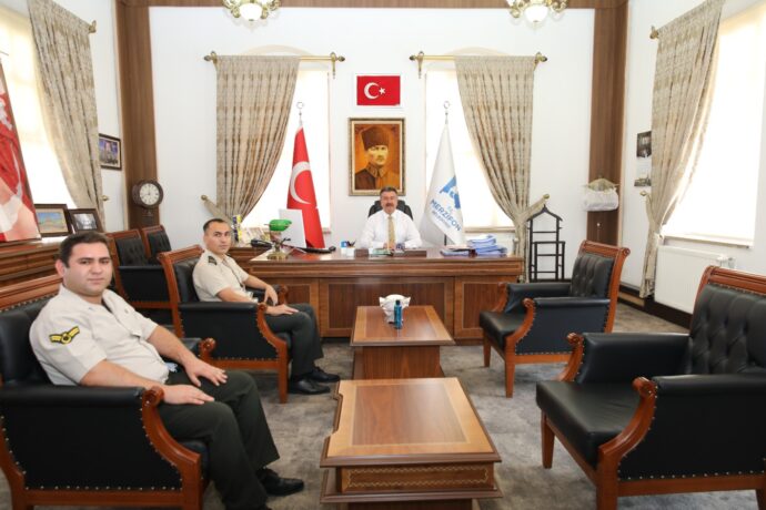 Merzifon Askerlik Şubesi Başkan Vekili Belediyemize Ziyarette Bulundu