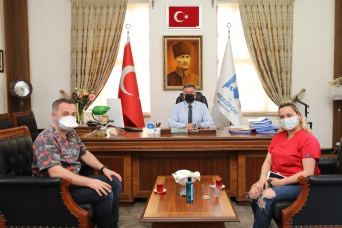 Veda Ziyaretinde Bulunan Hekimimize Yeni Görevinde Başarılar Dileriz