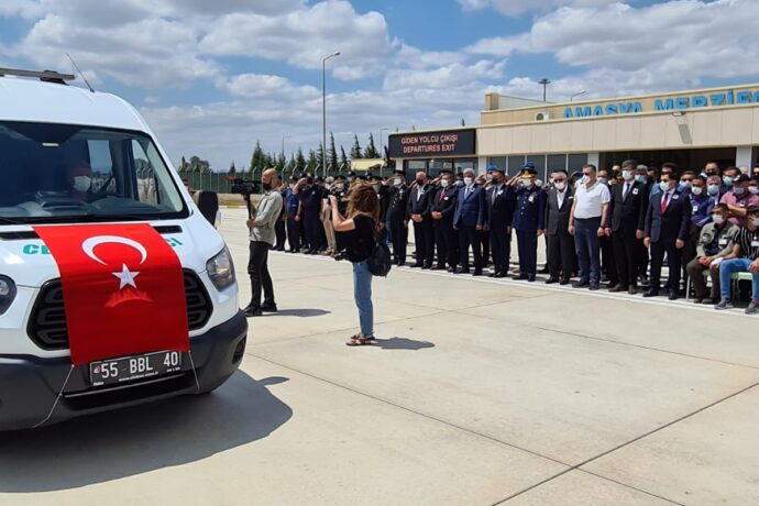 Şehidimizi Son Yolculuğuna Uğurladık