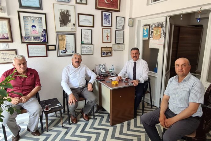 Kamil Sayar, Cem Acar ve Gültekin Şimşek Başkanımıza Ziyarette Bulundu