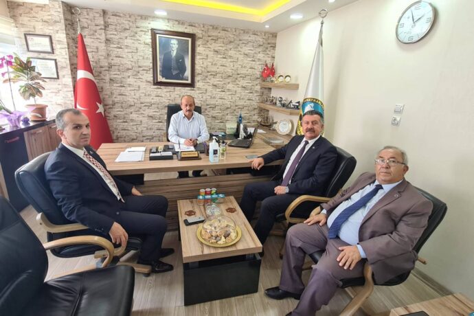 Başkanımız ve Başkan Yardımcılarımız, Tekrar Başkan Seçilen Sn. Eyüp Kırılmaz’a Hayırlı Olsun Ziyaretinde Bulundu