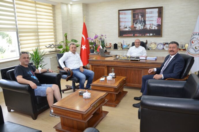 Başkanımız, Amasya Baro Başkanı Sn. Av. Bahadır Tekeş’e Ziyarette Bulundu