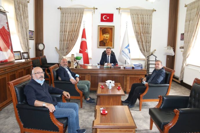 Akbank Merzifon Şube Müdüründen Belediyemize Ziyaret