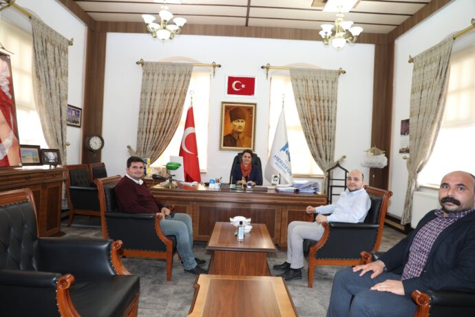 CHP Gençlik Kolları Yönetiminden Belediyemize Ziyaret