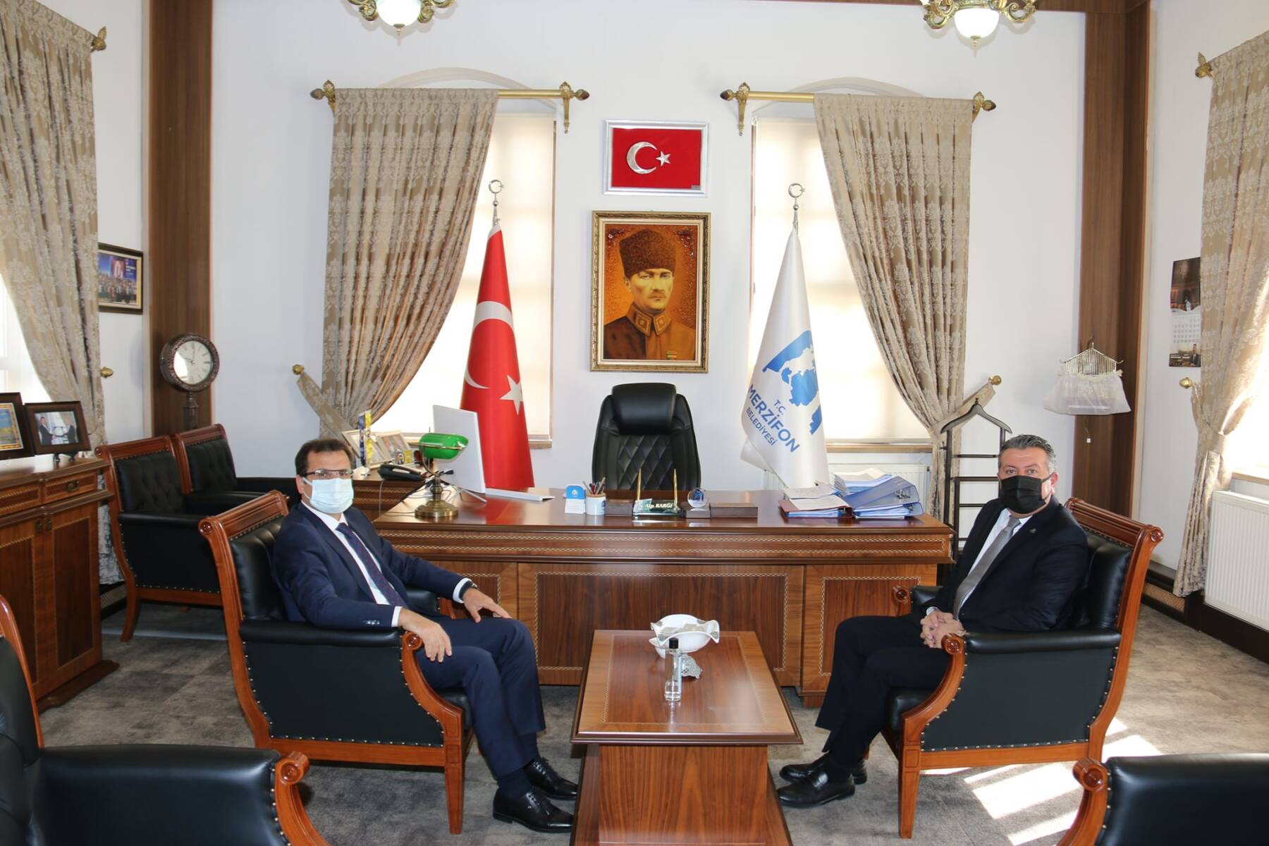 Merzifon Kaymakamımız Sn. Ali Güldoğan Belediyemize Ziyarette Bulundu