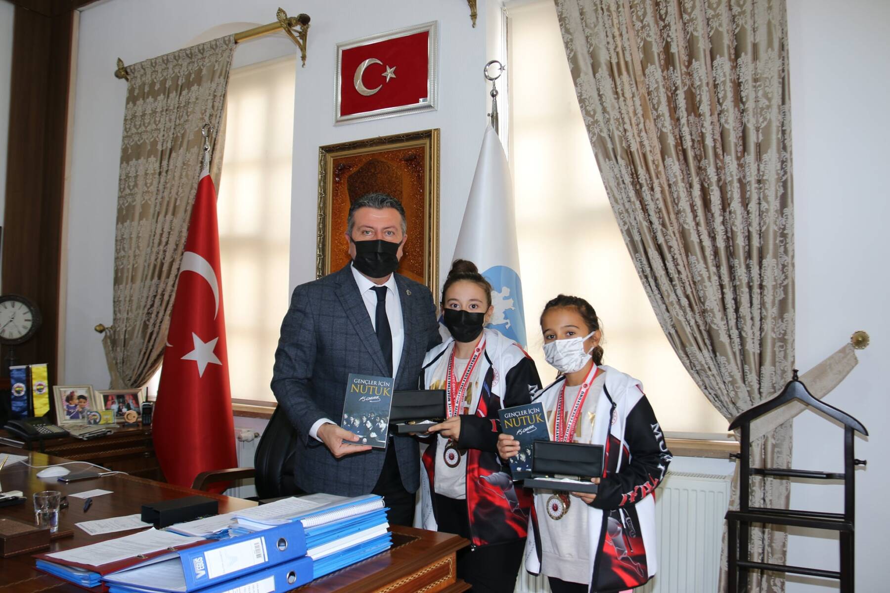 Başkanımız, Dereceye Giren Sporcuları Tebrik Etti