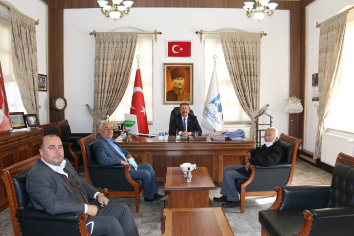 Ali Osman Kavak ve Nazmi Ankara’dan Belediyemize Ziyaret