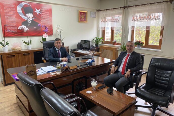Başkan Yardımcımız Erkan Ergül, Halk Eğitim Merkezi Müdürü’ne Ziyarette Bulundu