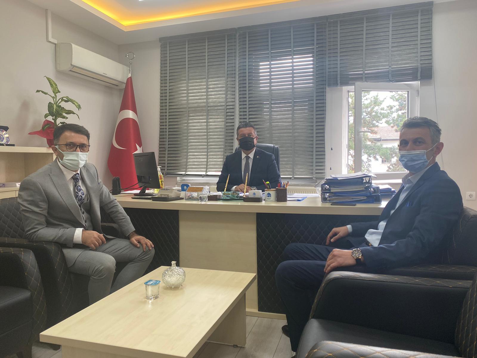 Belediye Meclis Üyemiz Aykut Erhan ve İsmail Şen Belediyemize Ziyarette Bulundu