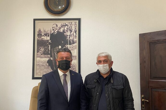 Emekli Emniyet Müdür Yardımcısı İrfan Korkmaz Belediyemize Ziyarette Bulundu