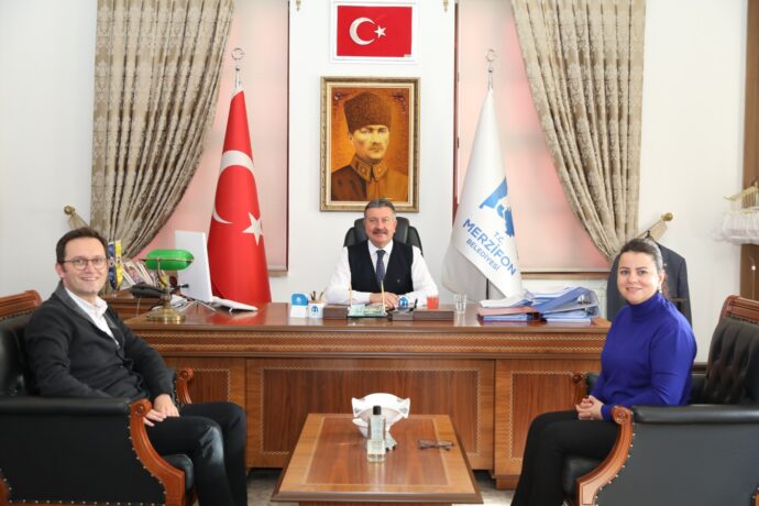 İş Bankası Merzifon Şubesinden Belediyemize Ziyaret