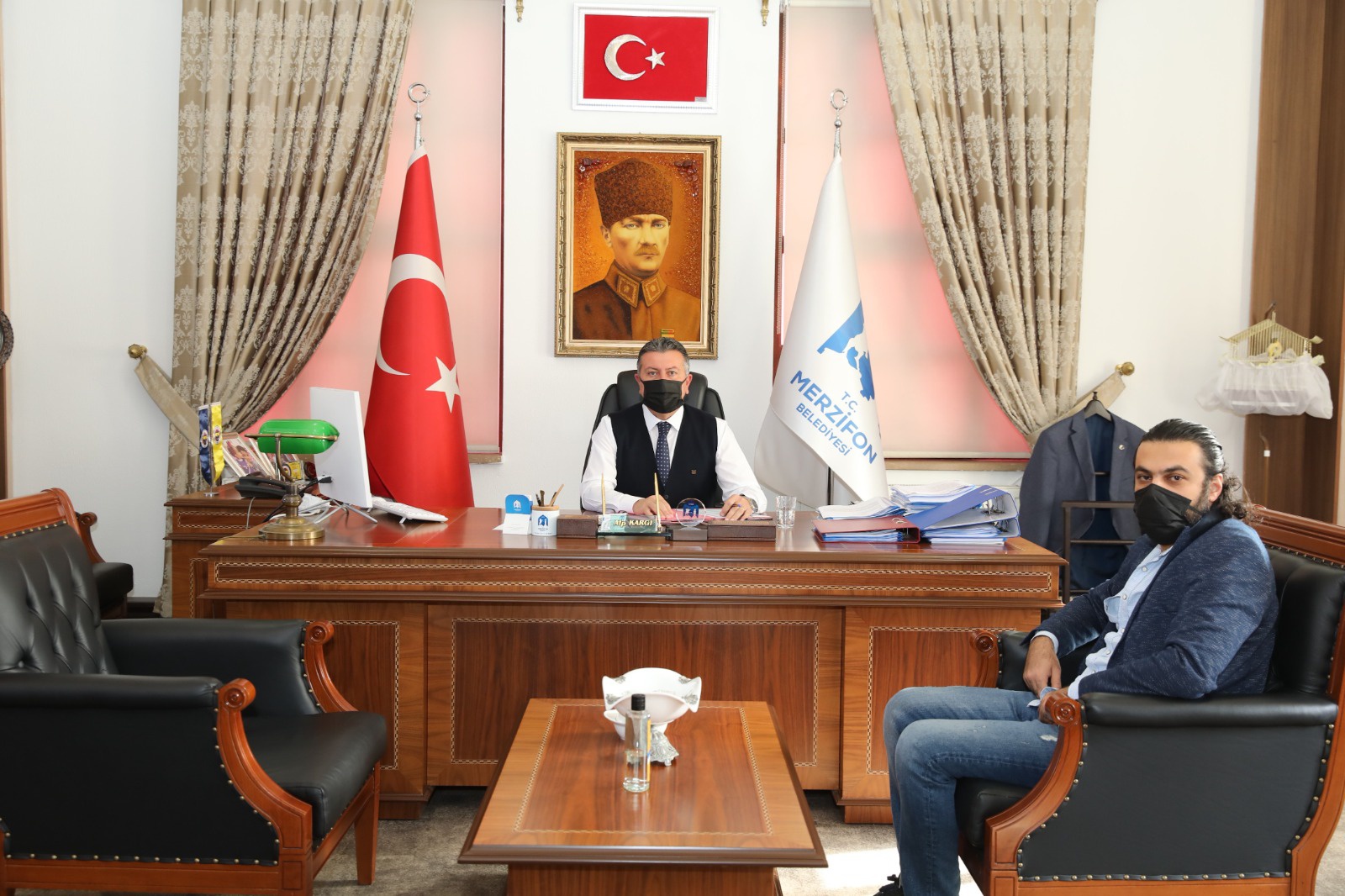 Merzifon Meslek Yüksek Okulu Müdür Yardımcısı Belediyemize Ziyarette Bulundu