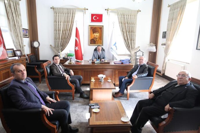 Mutlu Cumhur Celep ve Ali İhsan Aktaş Belediyemize Ziyarette Bulundu