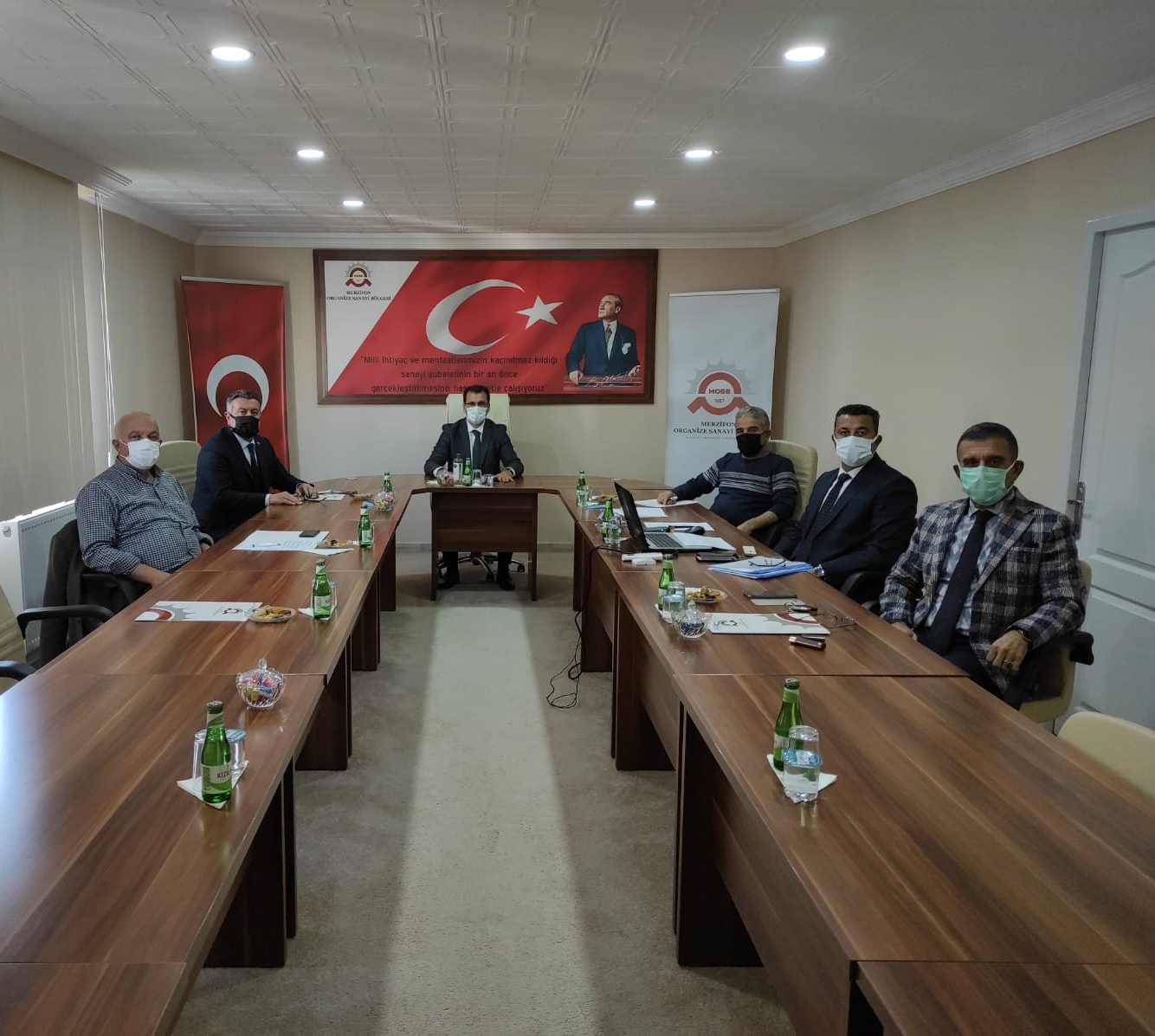 Başkanımız, Merzifon OSB Yönetim Kurulu Toplantısına Katıldı
