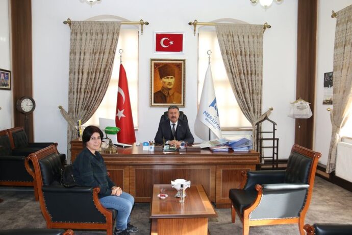 Engelsiz Yarınlar Derneği Başkanı Belediyemize Ziyarette Bulundu