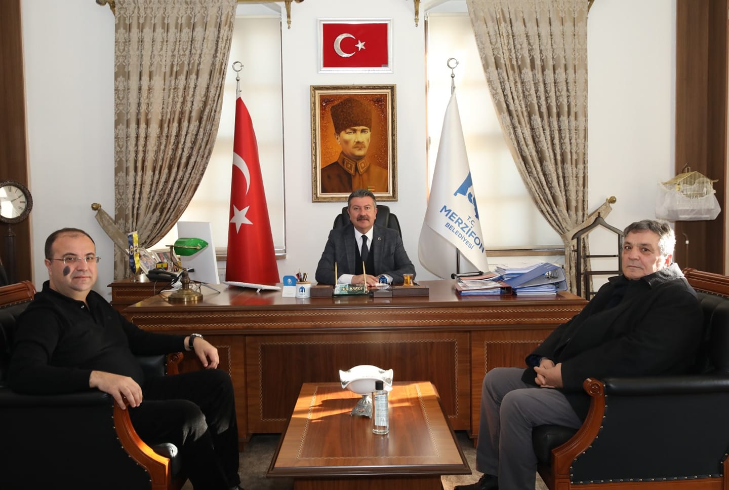 CHP Tokat İl Başkanı ve CHP Niksar İlçe Başkanı Belediyemize Ziyarette Bulundu