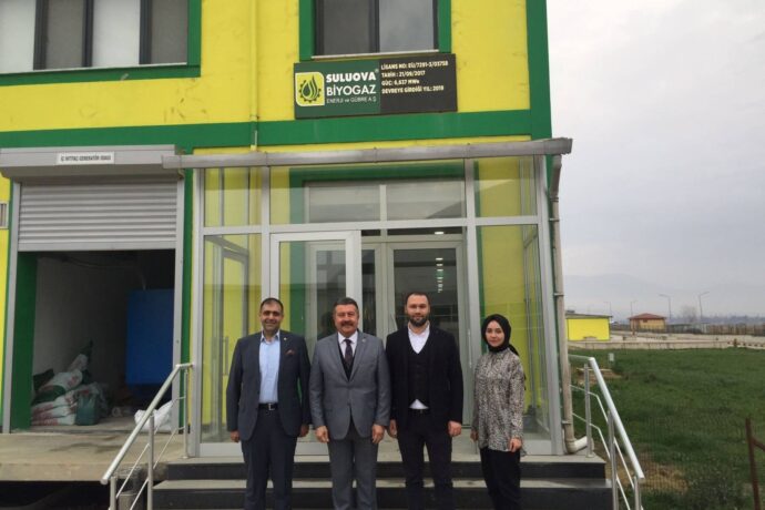 Başkanımız, Suluova Biyogaz Enerji ve Gübre A.Ş’yi Ziyaret Etti