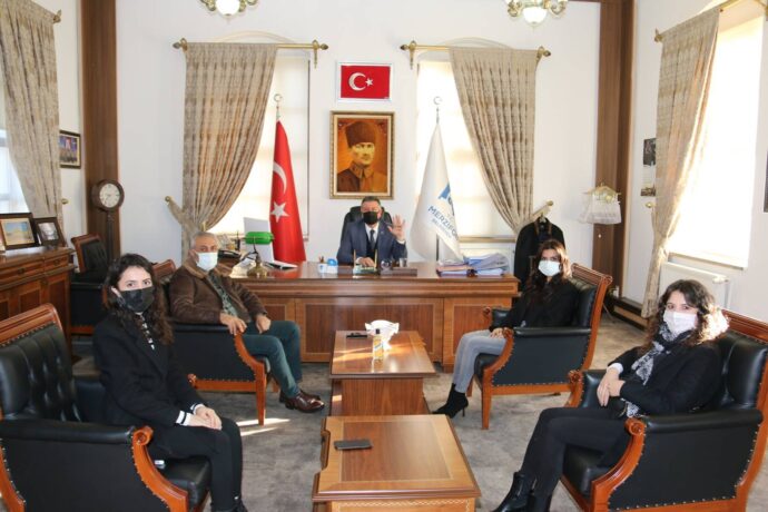 Turan Satılmış Beyefendi ve Çalışanları Belediyemize Ziyarette Bulundu