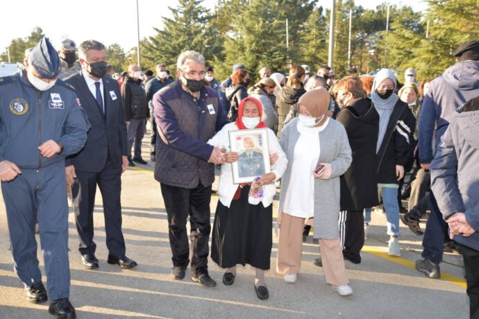 Başkanımız, 5. Ana Jet Üs Komutanlığında Düzenlenen Cenaze Törenine Katıldı