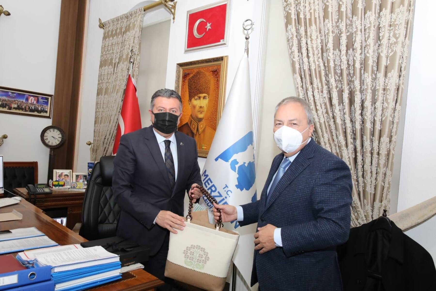 Sn. Selim Akdoğan’dan Belediyemize Ziyaret
