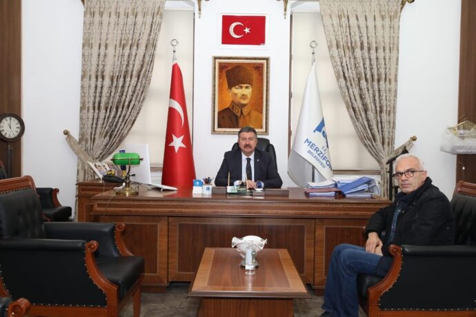 Başkanımız, Personelimiz Ercan Kaya’ya Geçmiş Olsun Dileklerini İletti