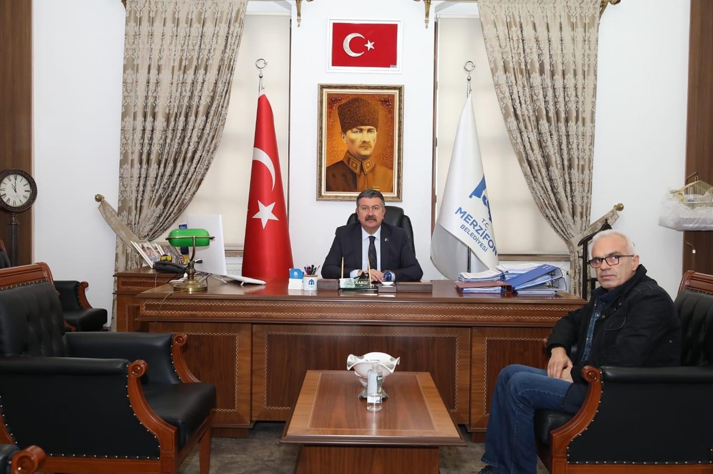 Başkanımız, Personelimiz Ercan Kaya’ya Geçmiş Olsun Dileklerini İletti