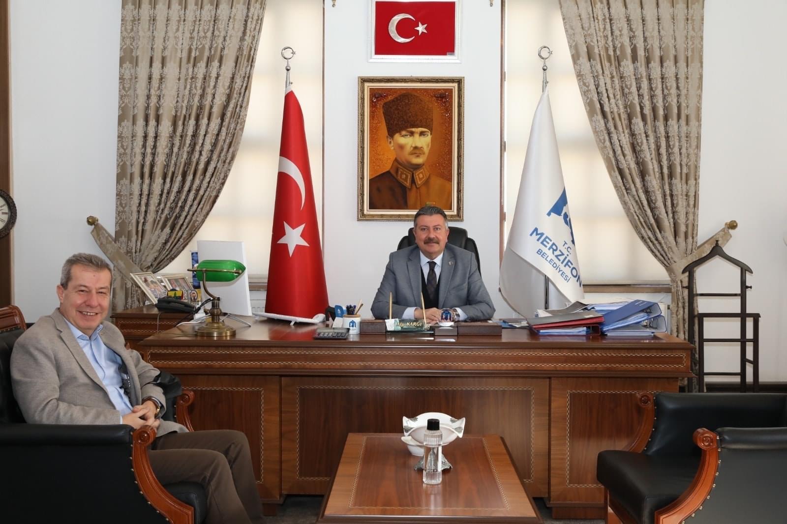 Sn. Av. Melik Derindere’den Belediyemize Ziyaret