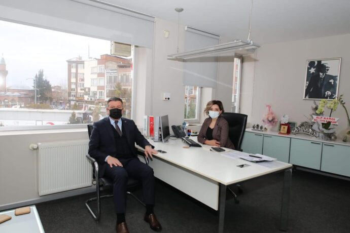 Başkanımız Merzifon Şeker Bank Müdürüne Ziyarette Bulundu